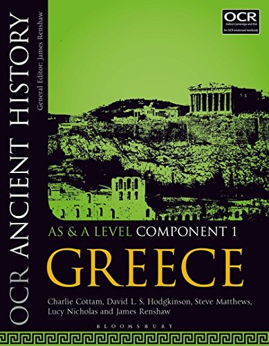 Textbook cover for OCR Ancient History: Greece AS & A Level.