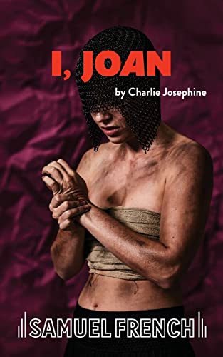 Book cover: person in chainmail hood, binding wrists with cloth.
