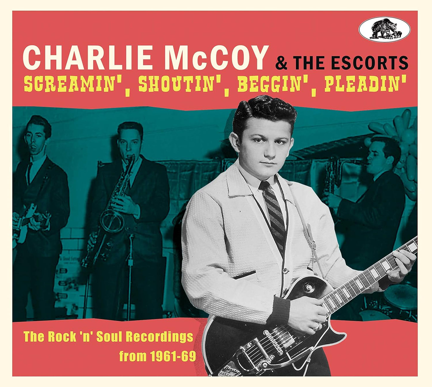 CD cover featuring Charlie McCoy & The Escorts, a rock and roll band.