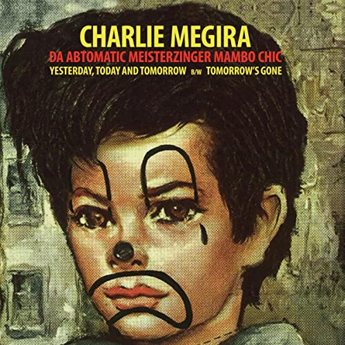 Vinyl record cover featuring a sad clown with painted-on tears.