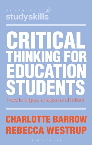 Book cover: "Critical Thinking for Education Students" by Barrow & Westrup.