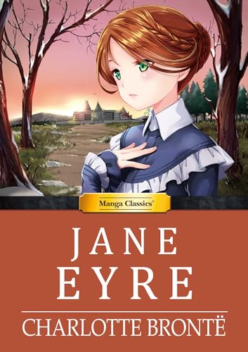 Manga cover for “Jane Eyre” featuring a young woman and a castle.