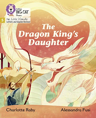 Book cover: a dragon and archer illustrated in a fairytale style.