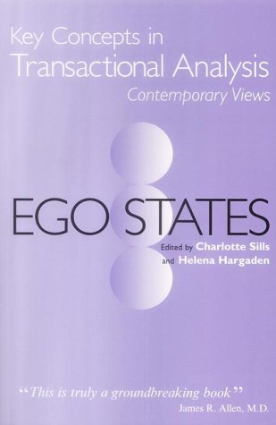 Book cover: "Ego States," with three overlapping circles in purple tones.