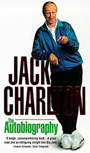 Book cover featuring Jack Charlton, former football manager, in a blue jacket.
