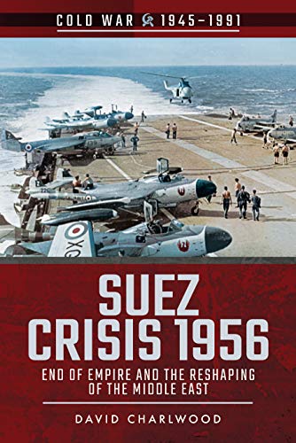 Book cover showing military aircraft on an aircraft carrier deck with a red background.