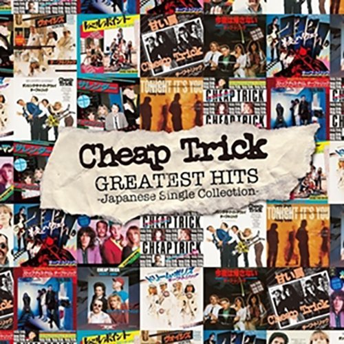 Cheap Trick “Greatest Hits” Japanese CD/DVD collection with collage cover art.