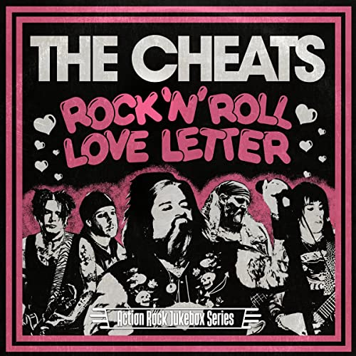 The Cheats album cover featuring band members in a distressed, vintage style.