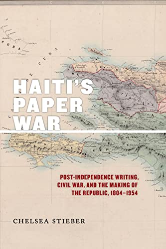 Book cover featuring a vintage map of Haiti and surrounding islands.