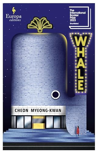 Book cover illustration of a whale-shaped building with a neon sign against starry sky.