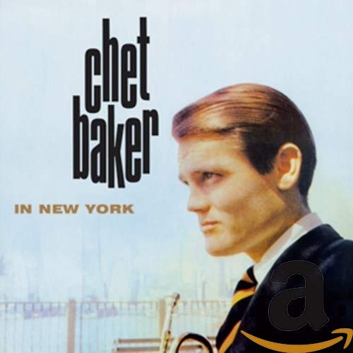 Chet Baker album cover featuring a portrait and trumpet.
