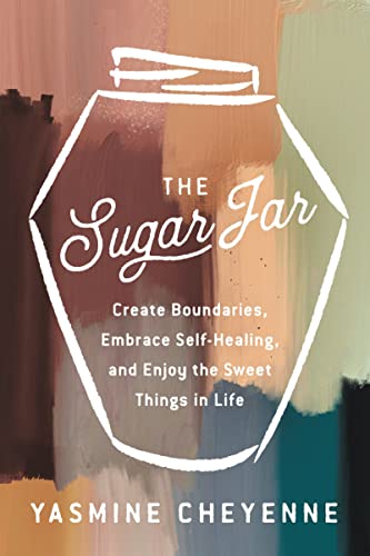 Book cover: “The Sugar Jar” with a jar illustration and colorful brushstrokes.