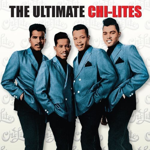 CD cover featuring four men in matching suits, The Chi-lites.
