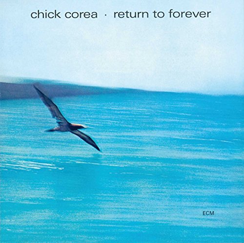 Album cover: blue ocean scene with a soaring seabird.