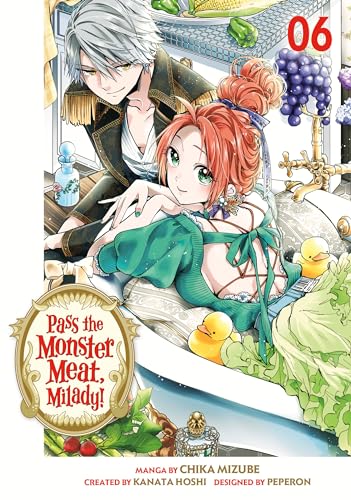 Manga cover: a woman and man, ornate bath setting, volume six.