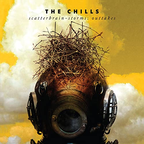 Album cover for The Chills: “Scatterbrain-Storms: Outtakes” featuring a diving helmet.