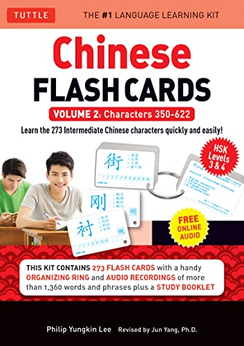 Chinese flash cards kit volume 2, levels 3 & 4, with audio CD.