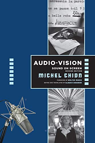 Book cover for "Audio-Vision: Sound on Screen" with microphone and film imagery.