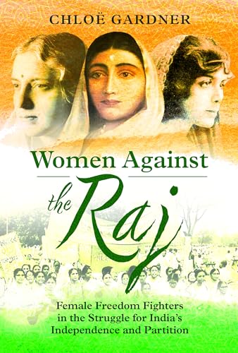 Book cover featuring portraits of three women and India’s flag.