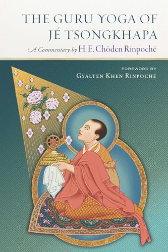 Book cover featuring a portrait of Je Tsongkhapa in traditional robes.