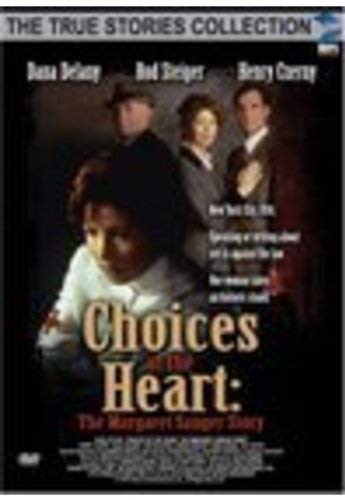 DVD cover for “Choices of the Heart”, featuring three actors in period clothing.