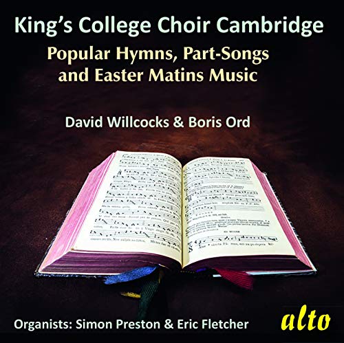 CD cover: open hymn book with text, "King's College Choir Cambridge".