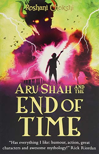 Book cover: girl silhouetted against a vibrant, stormy mythological scene.