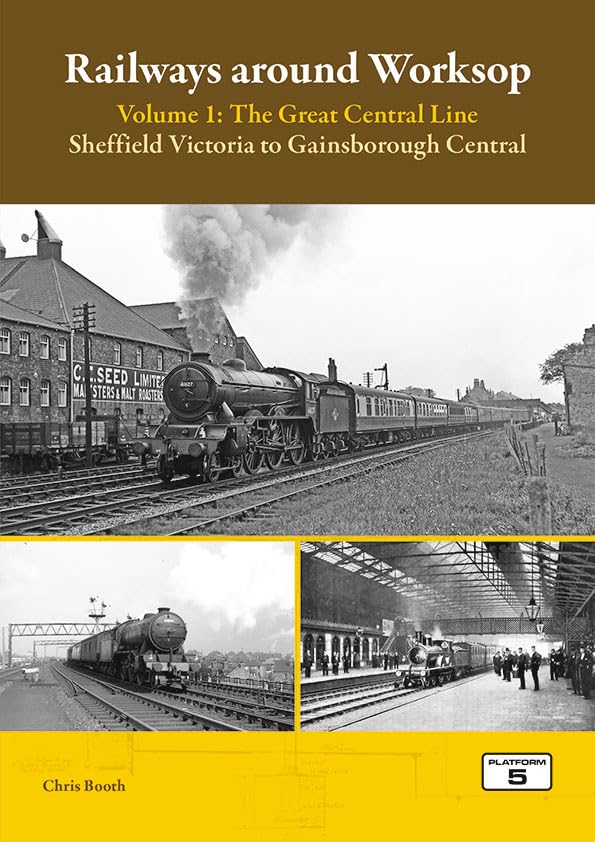 Book cover featuring vintage photographs of steam trains and railway scenes.