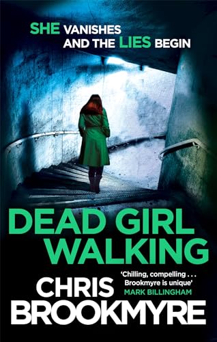 Book cover: woman in red coat walking into a dark tunnel.