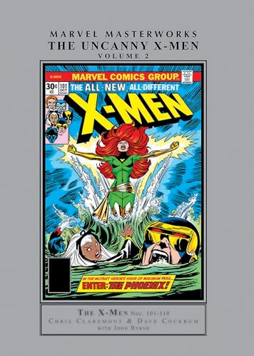 Marvel Masterworks book cover featuring Jean Grey as Phoenix and the X-Men.