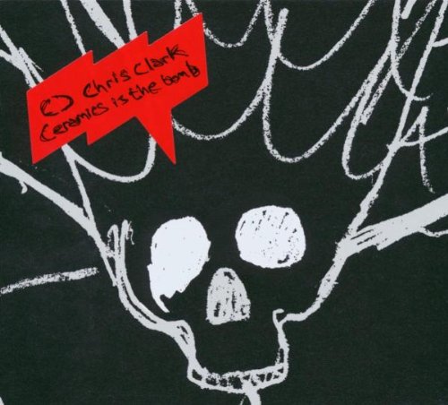 CD cover with red text, a skull, and white abstract lines on black.