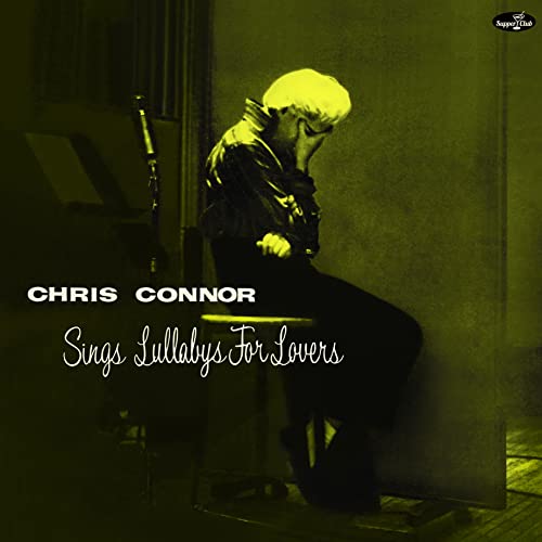 Chris Connor album cover, singer at microphone in green tones.