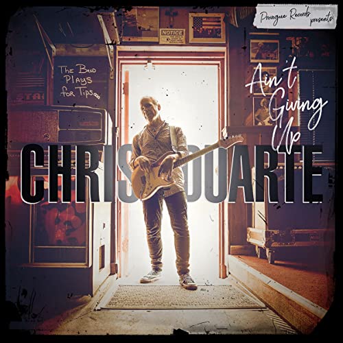Chris Duarte album cover featuring a guitarist in a doorway.