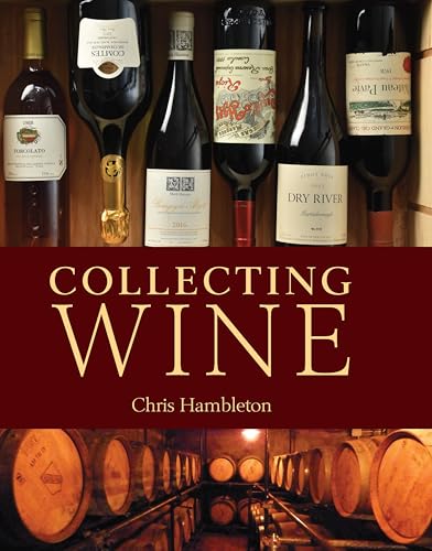 Book cover featuring wine bottles and barrels, titled "Collecting Wine".