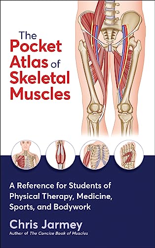 Book cover: anatomical illustrations of human muscles and skeletal system.