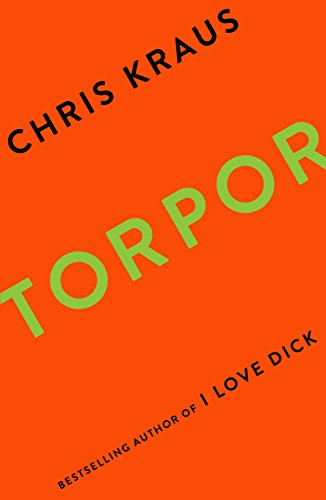 Orange book cover with green text reading "Torpor" and author's name.