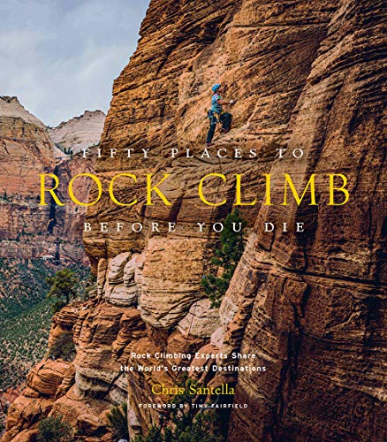 Book cover featuring a rock climber on a steep, red sandstone cliff.