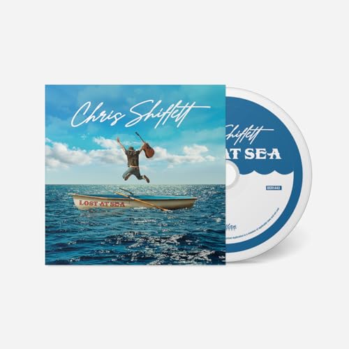CD case and disc for Chris Shiflett’s “Lost At Sea” album.