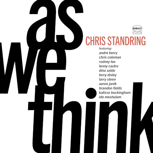 CD cover for "As We Think" by Chris Standring, with artist list.