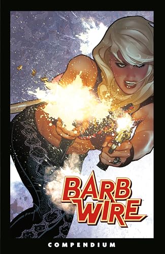 Comic book cover featuring a blonde woman holding a futuristic weapon.