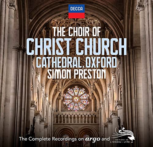 CD cover: Christ Church Cathedral Choir, Oxford, with arched doorway.