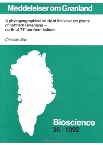Book cover with title, author, and white map of Greenland on teal.