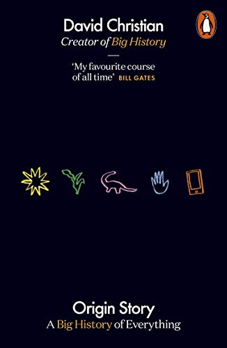 Book cover: dark blue background with illustrations and white text.