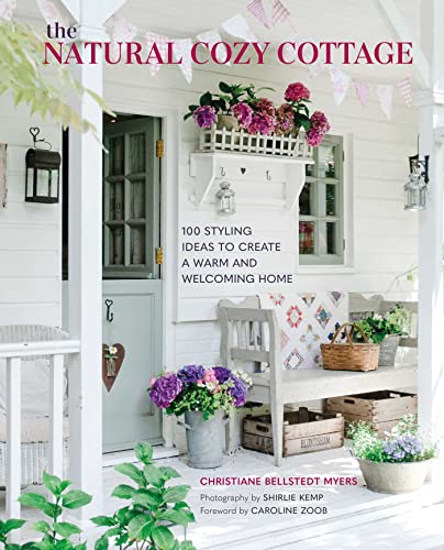 Book cover featuring a white cottage porch with flowers and décor.