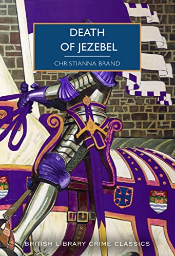 Book cover: “Death of Jezebel” depicts a knight with crossed swords.