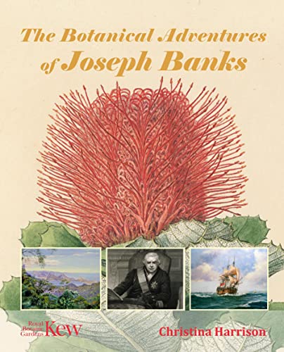 Book cover featuring a red flower, portrait, and landscape scenes.