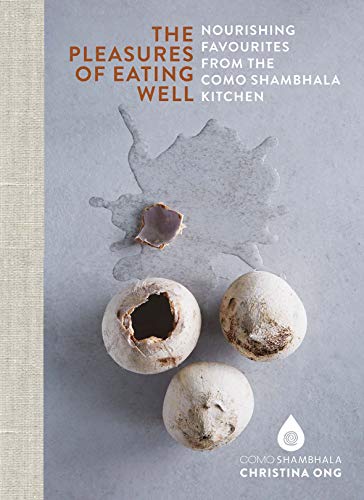 Cookbook cover with mushrooms and text: "The Pleasures of Eating Well".