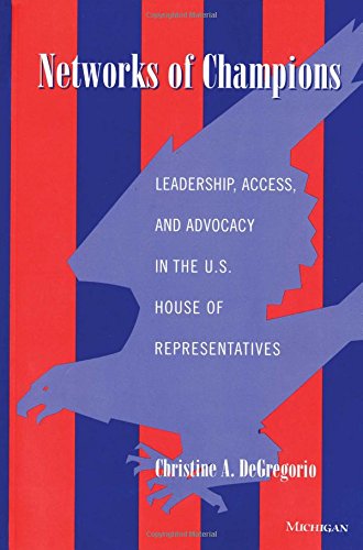 Book cover: "Networks of Champions" with an eagle silhouette.