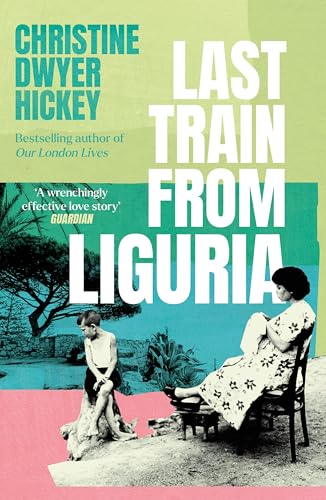 Book cover: woman and boy by the sea, Italian Riviera setting.