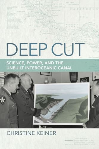 Book cover: "Deep Cut" with image of men examining a canal plan.